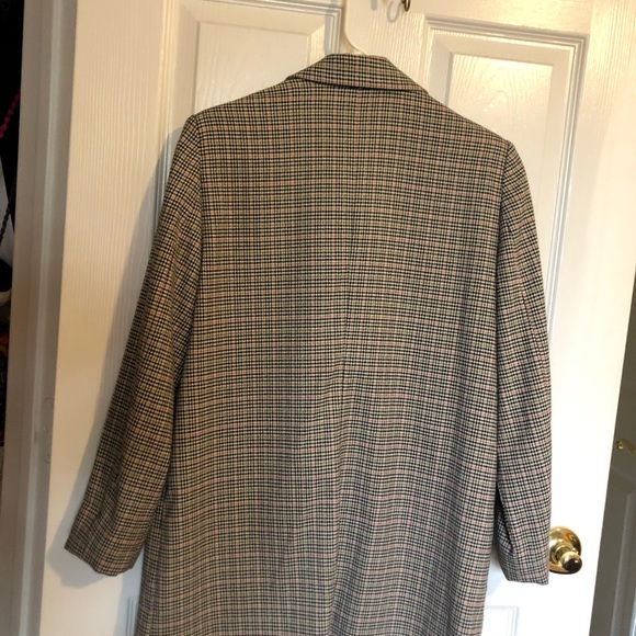 Mango Structured Suit Plaid Check Blazer - Picture 8 of 12